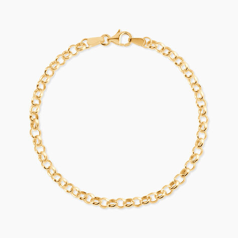 Bracelet Elviaae Maille Jaseron Or Jaune - Bracelets mailles Femme | Marc Orian