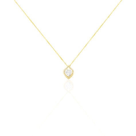 Collier Verounia Or Jaune Oxyde De Zirconium - Colliers avec pierres Femme | Marc Orian