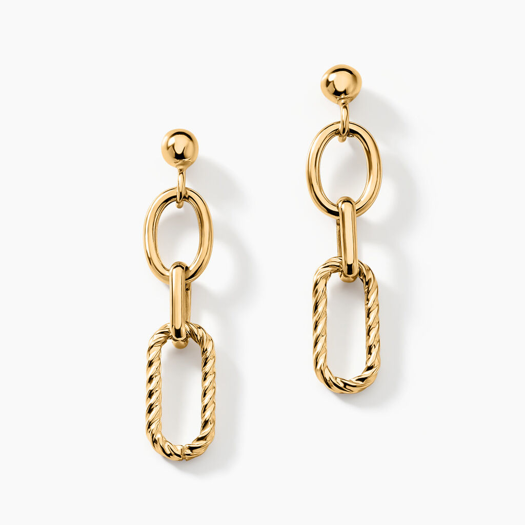 Boucles D'oreilles Pendantes Maiya Or Jaune - Pendantes Femme | Marc Orian