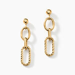 Boucles D'oreilles Pendantes Maiya Or Jaune - Pendantes Femme | Marc Orian