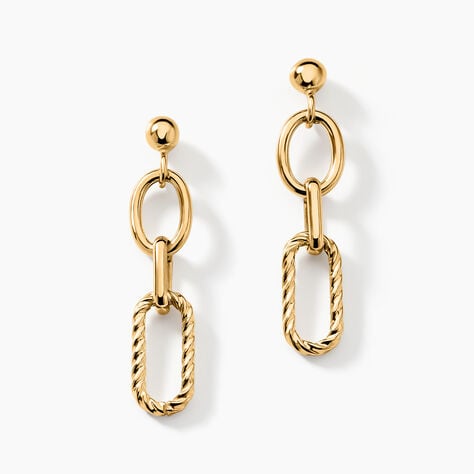 Boucles D'oreilles Pendantes Maiya Or Jaune - Pendantes Femme | Marc Orian