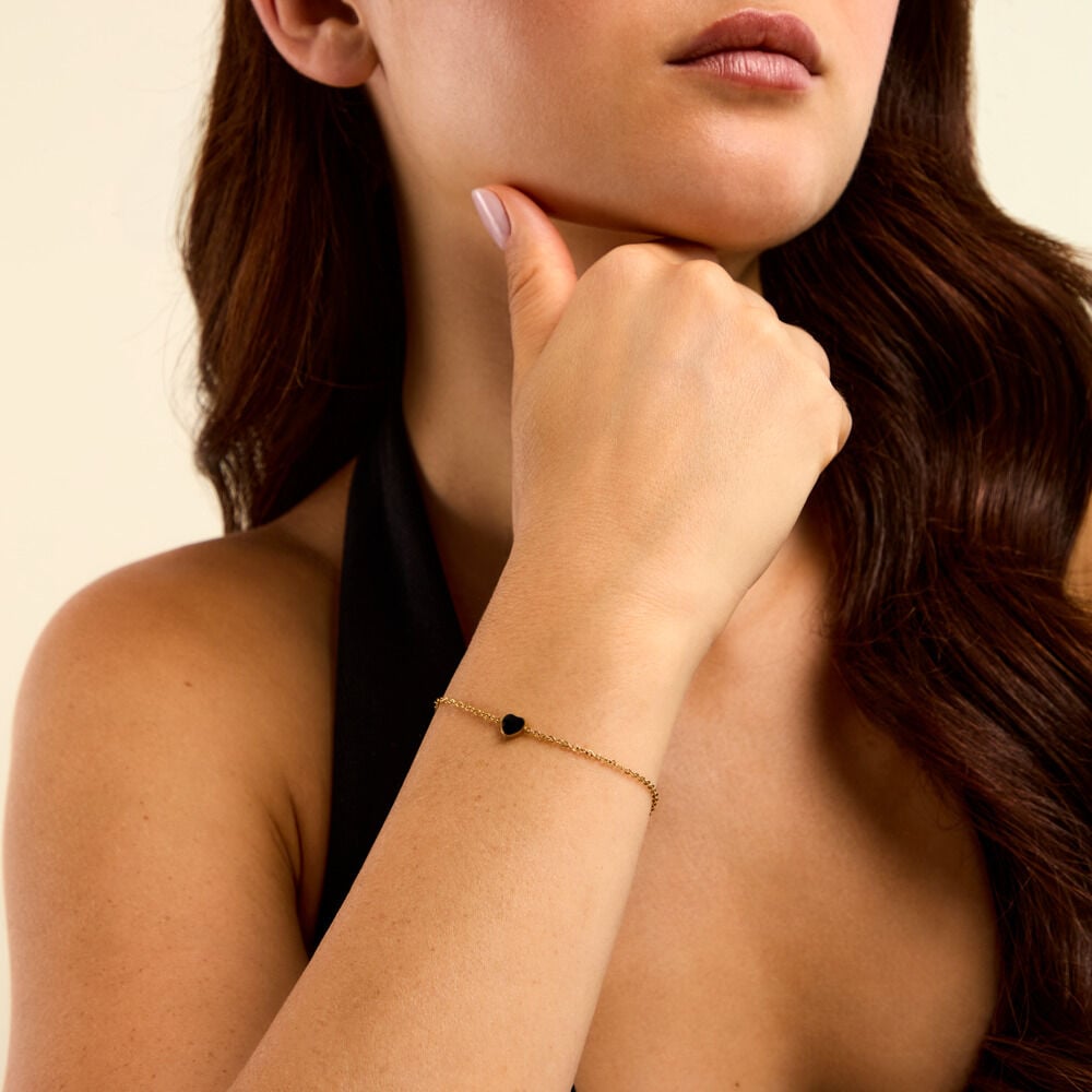 Bracelet Ha&iuml;a Acier Dor&eacute; - Bracelets cha&icirc;nes Femme | Marc Orian