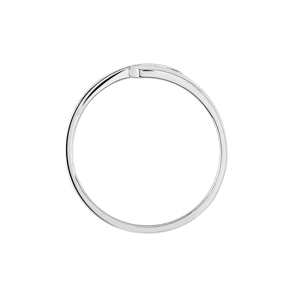 Bague Trilogie Or Blanc Diamant - Bagues fiançailles Femme | Marc Orian