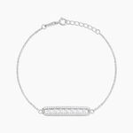 Bracelet Argent Blanc Soha Oxyde De Zirconium - Bracelets fantaisie Femme | Marc Orian