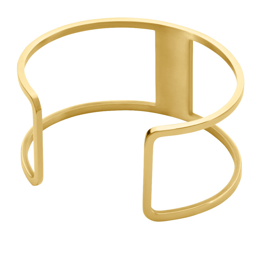 Bracelet Manchette Acier Dor&eacute; Maria - Bijoux fantaisie Femme | Marc Orian