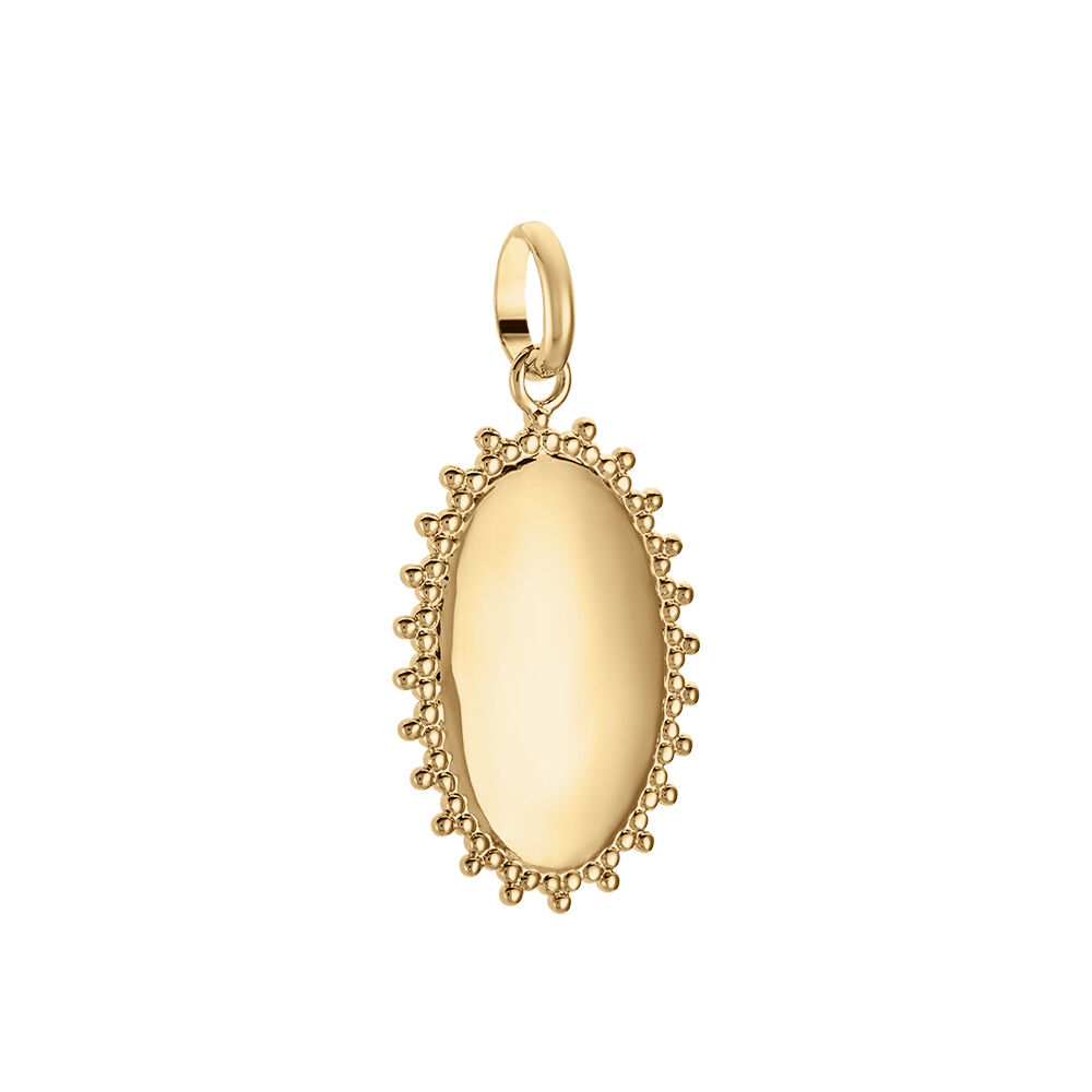 Pendentif Linette Plaque Or Doré - Médailles et médaillons Femme | Marc Orian