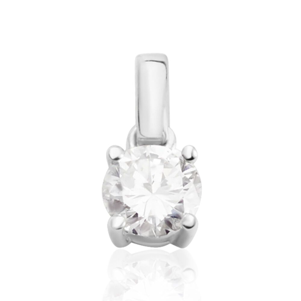 Pendentif Aphrodite Or Blanc Diamant - Pendentifs Femme | Marc Orian