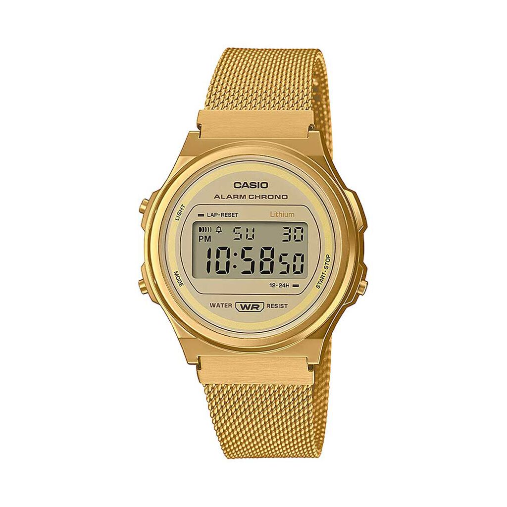 Montre Casio Collection Champagne - Montres &eacute;tanches Unisex | Marc Orian