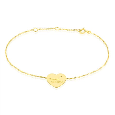 Bracelet Lynn Or Jaune Diamant - Bracelets cha&icirc;nes Femme | Marc Orian