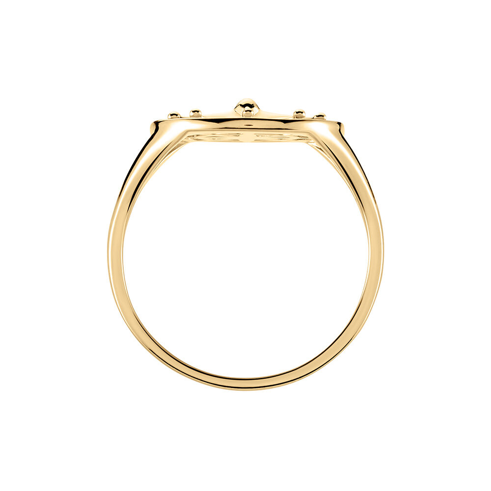 Chevalière Icare Plaqué Or Jaune - Chevalières Homme | Marc Orian
