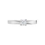 Bague Solitaire Loren Or Blanc Diamant - Solitaires Femme | Marc Orian