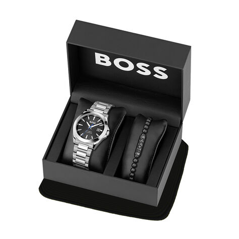 Coffret De Montre Boss Strike Noir - Montres étanches Homme | Marc Orian