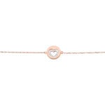 Bracelet Rosalina Or Rose Diamant - Bracelets Medailles Femme | Marc Orian