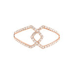 Bague Lisa Or Rose Diamant - Bagues pierres pr&eacute;cieuses Femme | Marc Orian