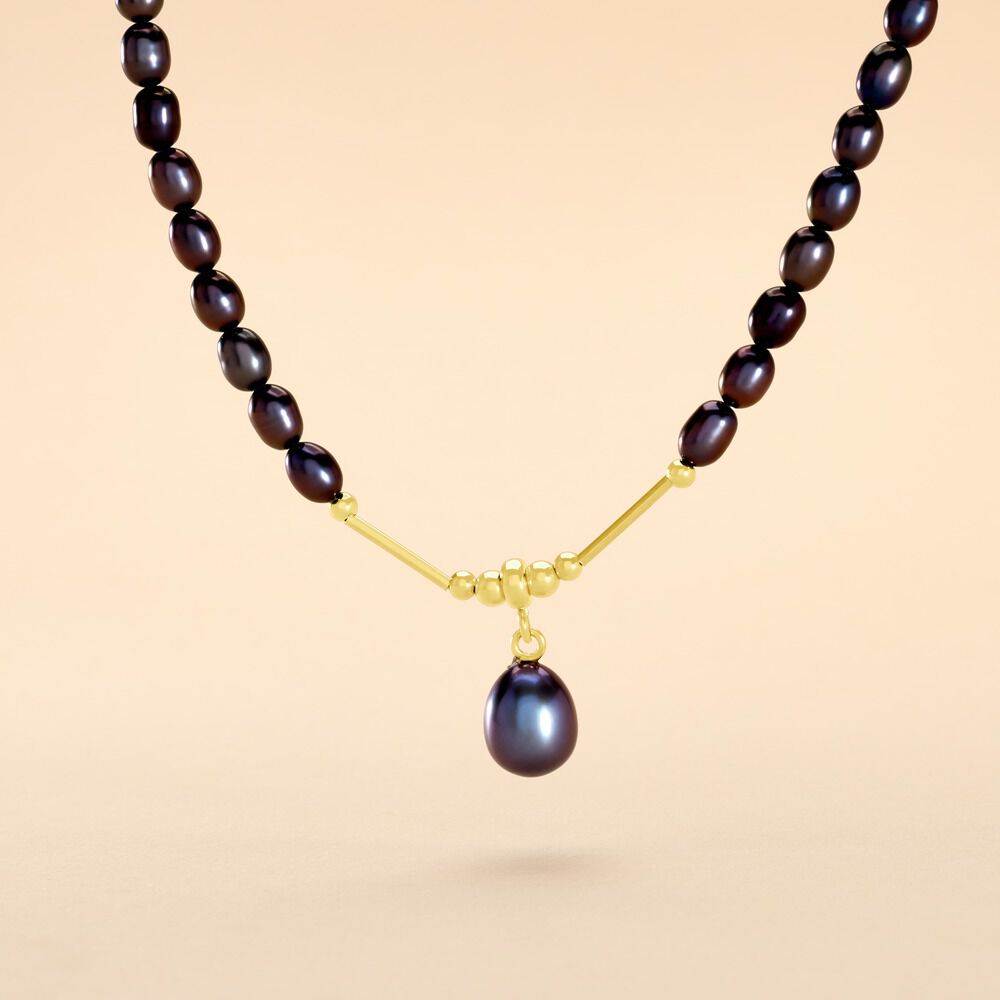Collier Poire Or Jaune Perle De Culture - Colliers ras du cou Femme | Marc Orian