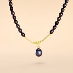 Collier Poire Or Jaune Perle De Culture - Colliers ras du cou Femme | Marc Orian