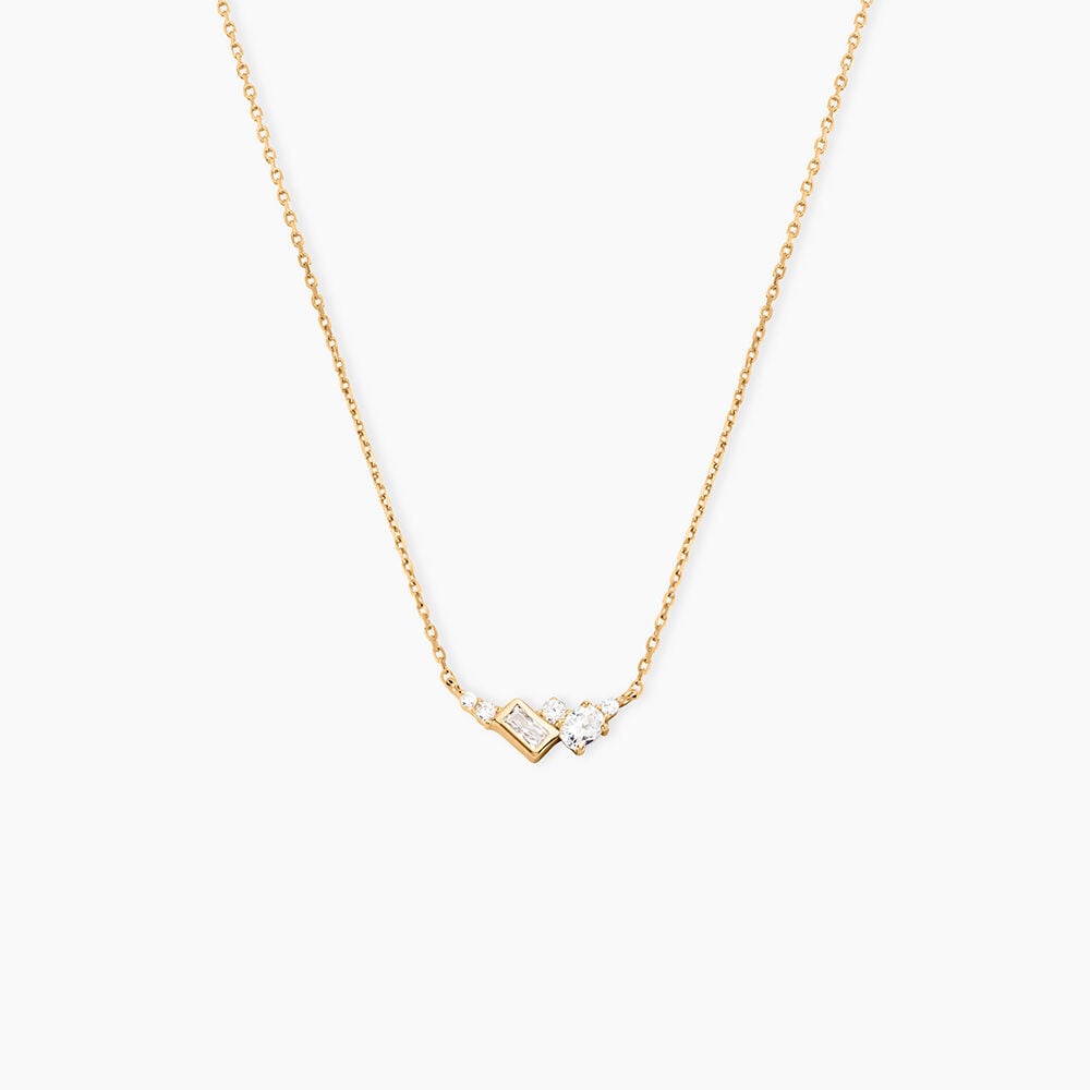 Collier Sya Plaqué Or Jaune Oxyde De Zirconium - Colliers avec pierres Femme | Marc Orian