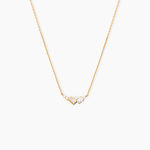 Collier Sya Plaqu&eacute; Or Jaune Oxyde De Zirconium - Colliers avec pierres Femme | Marc Orian