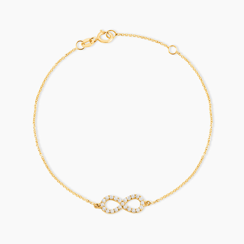 Bracelet Klothilda Or Jaune Oxyde De Zirconium - Bracelets cha&icirc;nes Femme | Marc Orian