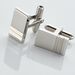 Boutons De Manchette Acier Blanc Moritz - Boutons de manchette Homme | Marc Orian