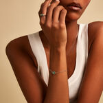 Bracelet Talismania Argent Blanc Malachite - Bracelets Medailles Femme | Marc Orian