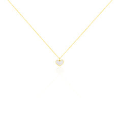 Collier Amaryllis Coeur Or Jaune Nacre - Colliers Enfant | Marc Orian