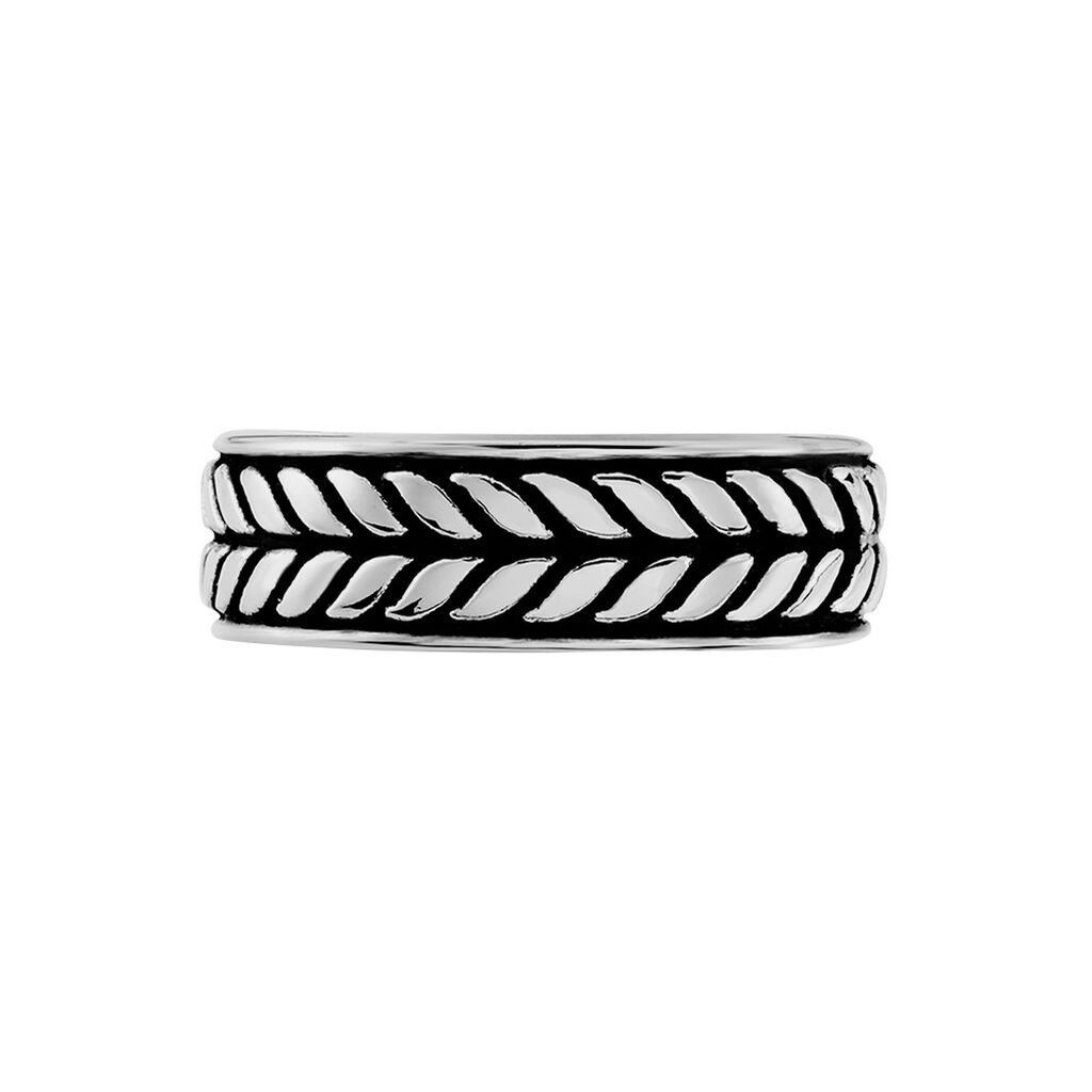 Bague Acier Blanc Gordon - Bague fantaisie Homme | Marc Orian