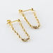 Boucles D'oreilles Pendantes Jerry Corde Or Jaune - Pendantes Femme | Marc Orian