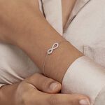 Bracelet Veda Argent Blanc Oxyde De Zirconium - Bracelets fantaisie Femme | Marc Orian