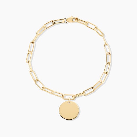 Bracelet Neala Plaqu&eacute; Or Jaune - Bracelets Medailles Femme | Marc Orian