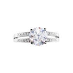 Solitaire Or Blanc Oxyde De Zirconium - Solitaires Femme | Marc Orian