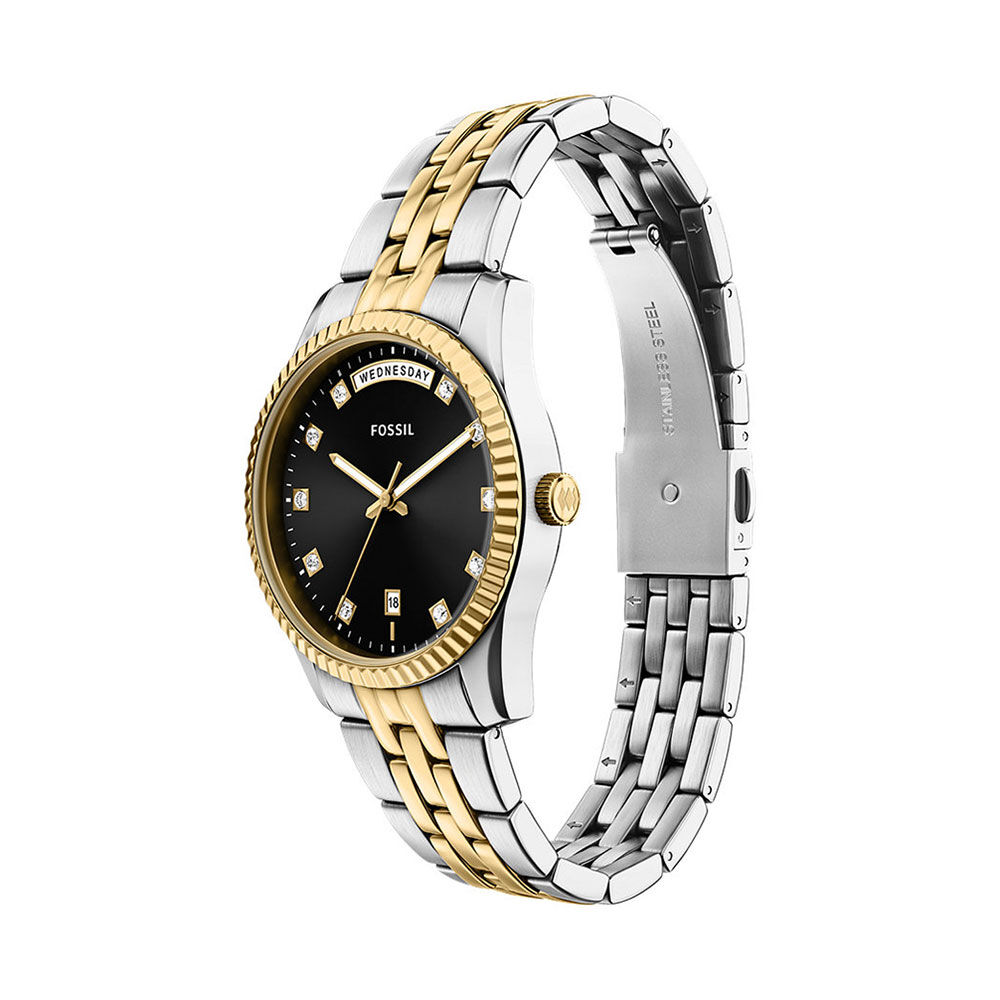 Montre Fossil Scarlette Noir - Montres &eacute;tanches Femme | Marc Orian