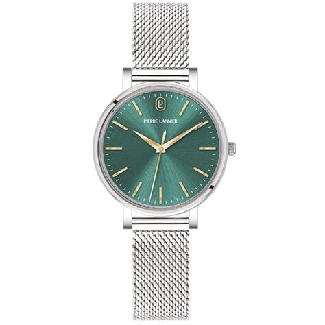 Montre Pierre Lannier Essential Vert - Montres &eacute;tanches Femme | Marc Orian
