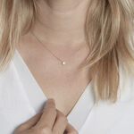 Collier Germinie Argent Blanc Oxyde De Zirconium - Colliers solitaires Femme | Marc Orian