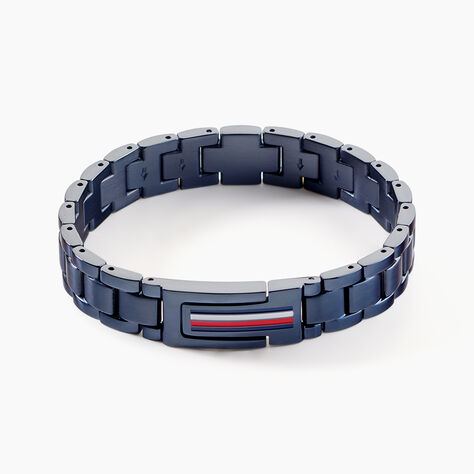 Bracelet Tommy Hilfiger Mason Acier Bleu - Bracelets cha&icirc;nes Homme | Marc Orian