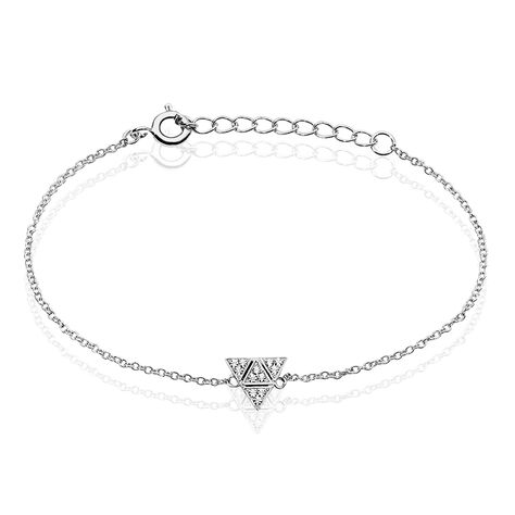 Bracelet Mathilde Argent Blanc Oxyde De Zirconium - Bracelets chaînes Femme | Marc Orian