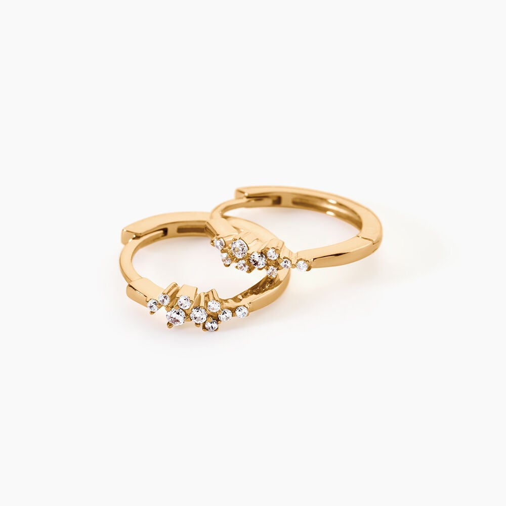 Cr&eacute;oles Doline Plaqu&eacute; Or Jaune Oxyde De Zirconium - Cr&eacute;oles Femme | Marc Orian