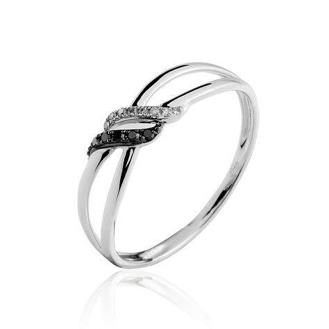Bague Aline Or Blanc Diamant - Bagues Femme | Marc Orian