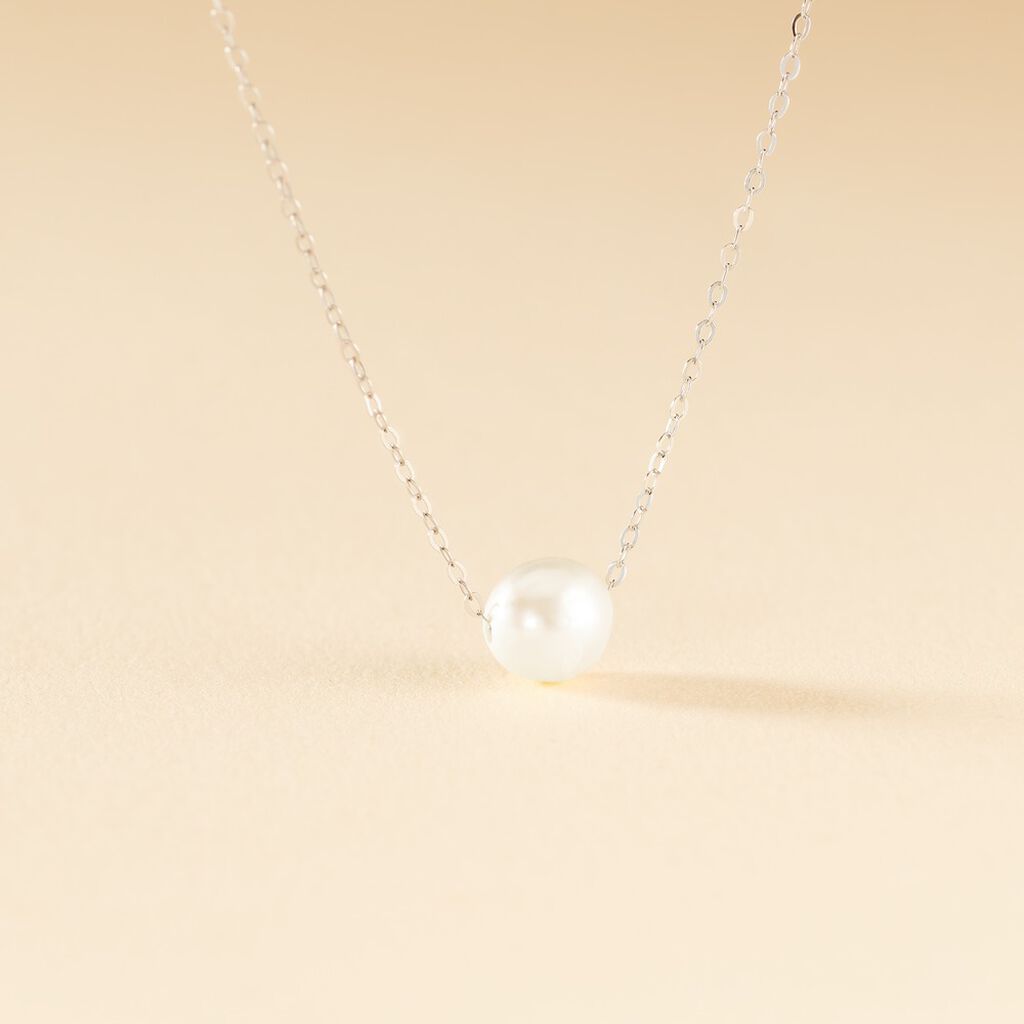 Collier Sissy Or Blanc Perle De Culture - Parure de mariage Femme | Marc Orian