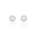 Boucles D'oreilles Puces Star Or Blanc Oxyde De Zirconium - Puces Femme | Marc Orian