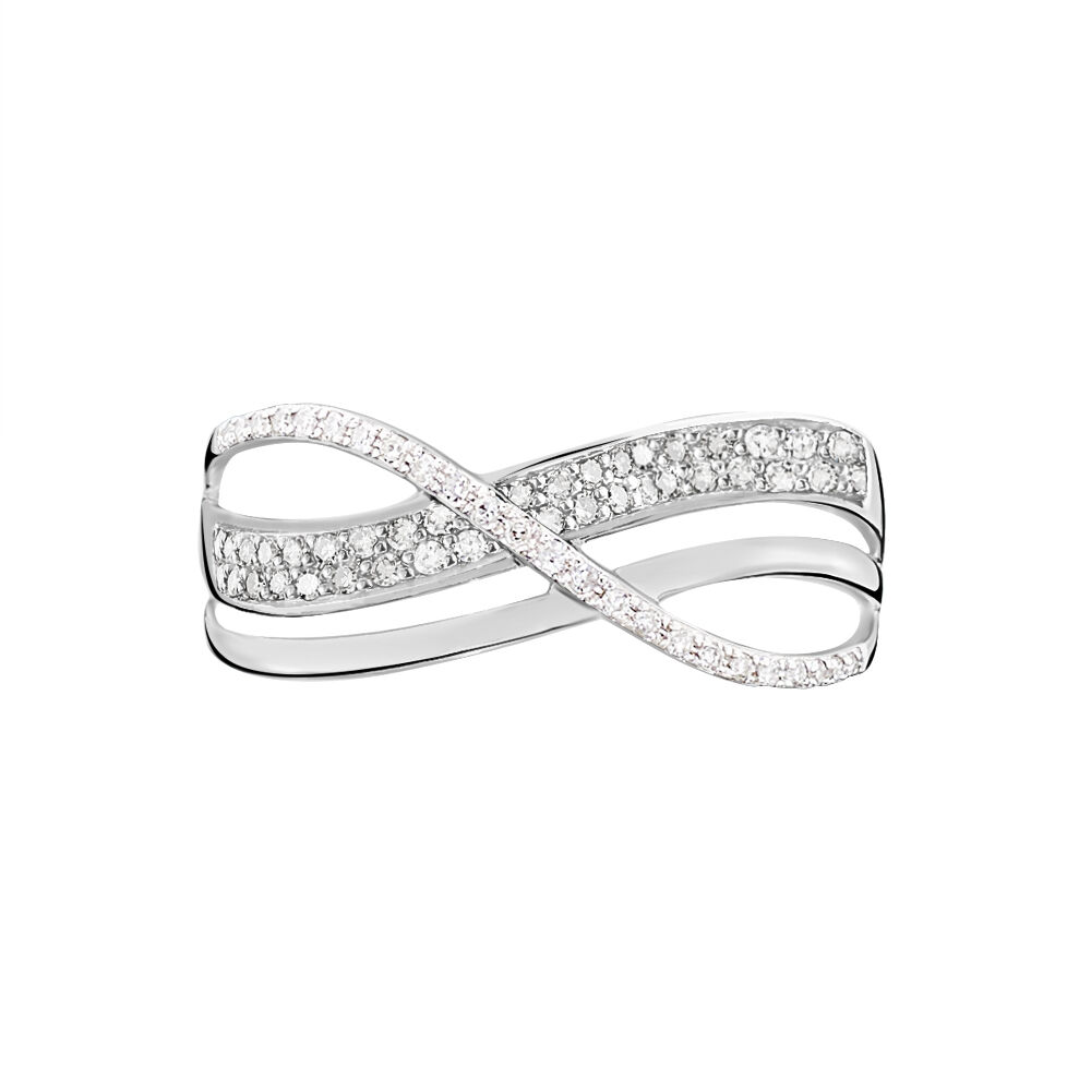 Bague Emilie Or Blanc Diamant - Bagues pierres précieuses Femme | Marc Orian