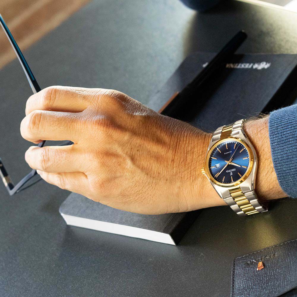 Montre Festina Classics Doré - Montres classiques Homme | Marc Orian