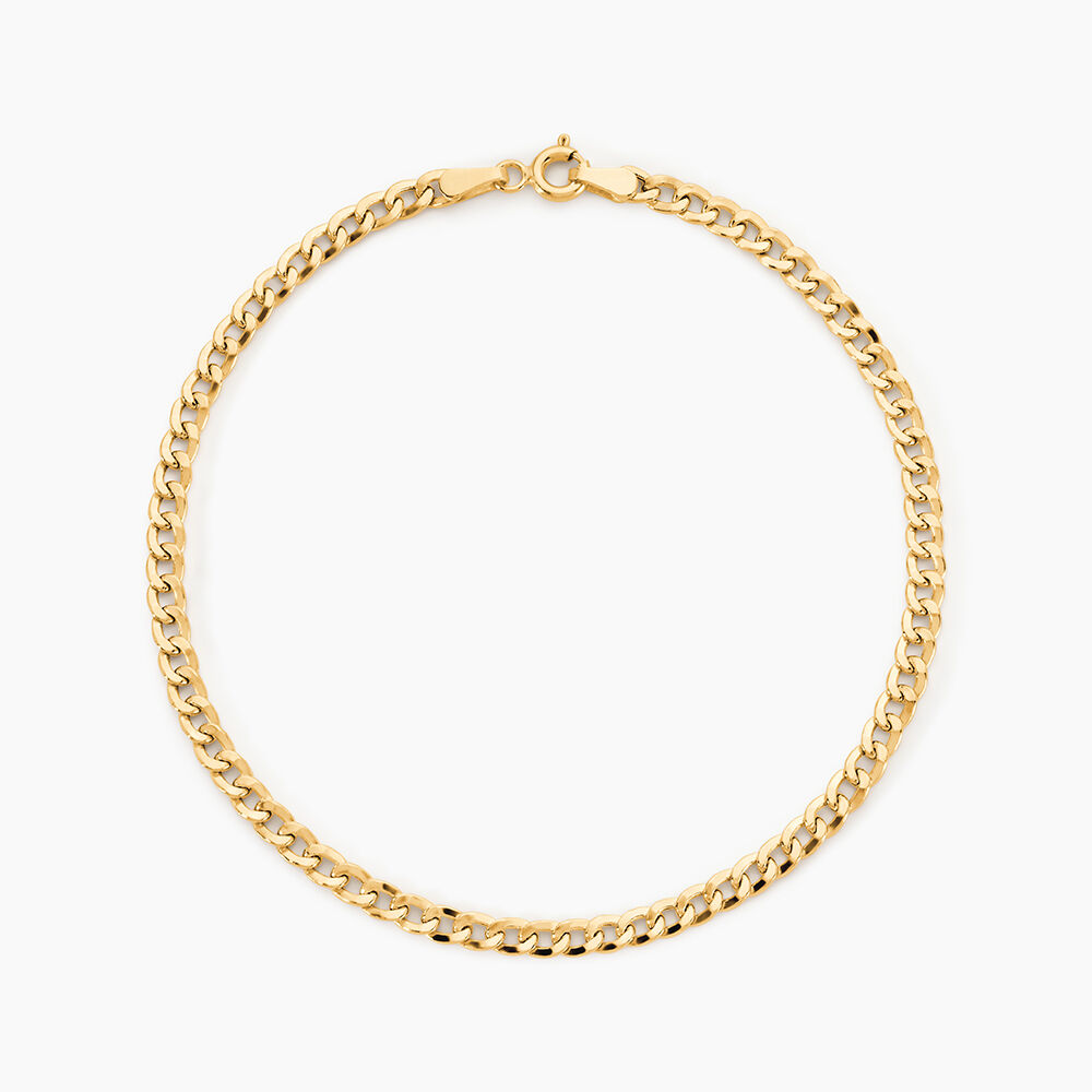 Bracelet Iris Or Jaune Maille Gourmette - Bracelets mailles Femme | Marc Orian