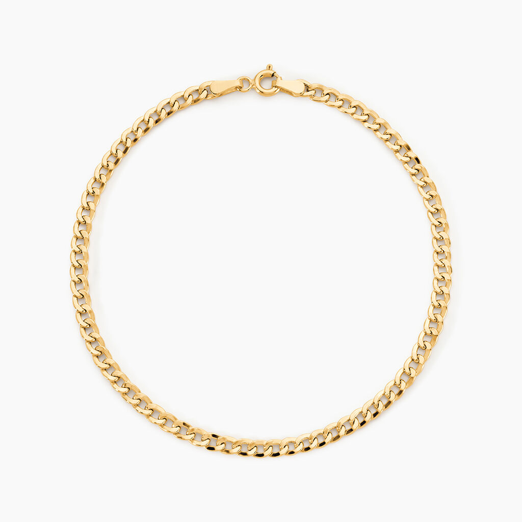 Bracelet Iris Or Jaune Maille Gourmette - Bracelets mailles Femme | Marc Orian