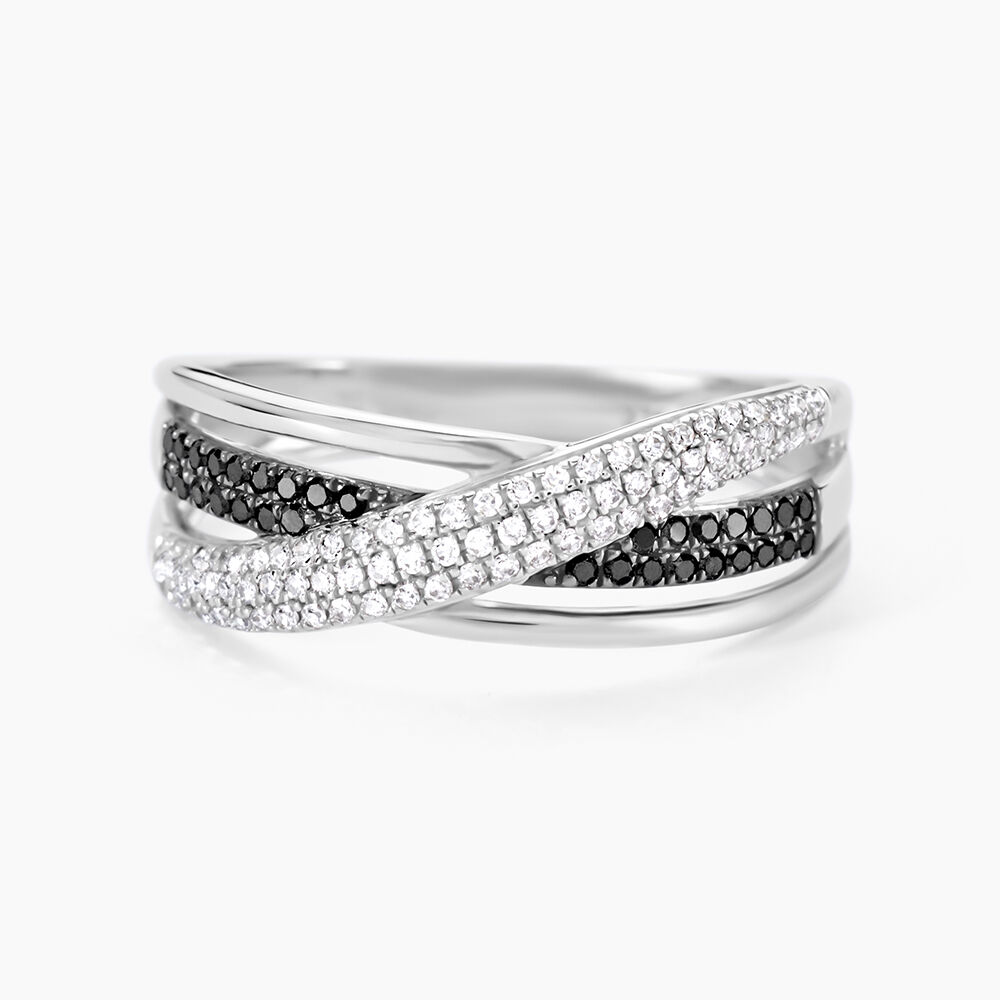 Bague Aina Or Blanc Diamant - Bagues pierres précieuses Femme | Marc Orian