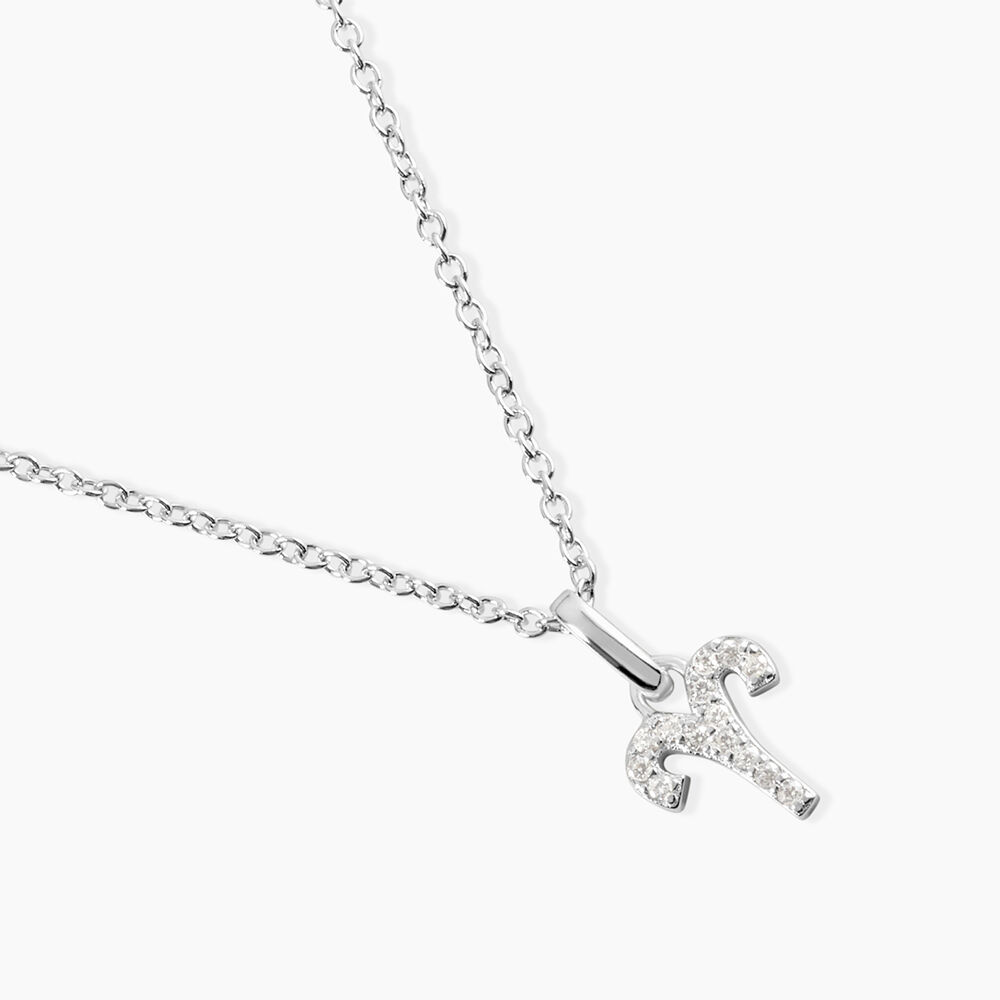 Collier Astra Argent Blanc Oxyde De Zirconium - Colliers avec pierres Femme | Marc Orian