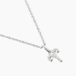 Collier Astra Argent Blanc Oxyde De Zirconium - Colliers avec pierres Femme | Marc Orian