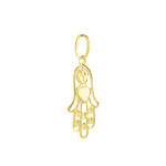 Pendentif Fatima Or Jaune Oxyde De Zirconium - Pendentifs Famille | Marc Orian