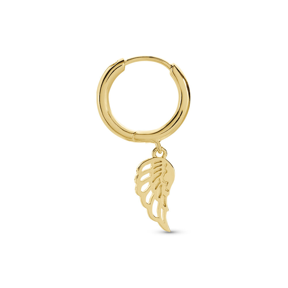 Cr&eacute;ole Unitaire Paco Plaqu&eacute; Or Dor&eacute; - Boucles d'oreilles pampille Homme | Marc Orian