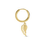 Cr&eacute;ole Unitaire Paco Plaqu&eacute; Or Dor&eacute; - Boucles d'oreilles pampille Homme | Marc Orian